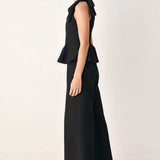ALL EYES ON YOU BOW WIDE LEG JUMPSUIT