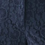 MIDNIGHT PETAL FLOW WOVEN LACE PANTS