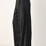 CITY AFTER DARK STRIPED WIDE LEG PANTS