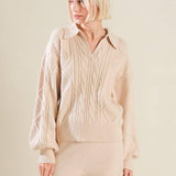 HOLD YOUR GAZE SWEATER KNIT TOP