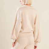 HOLD YOUR GAZE SWEATER KNIT TOP