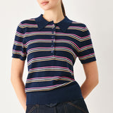 PRETTY IN PARADISE POLO TOP