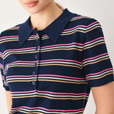 PRETTY IN PARADISE POLO TOP