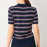 PRETTY IN PARADISE POLO TOP