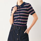 PRETTY IN PARADISE POLO TOP