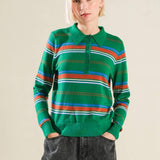 CALL IT FATE SWEATER POLO TOP