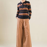 CALL IT FATE SWEATER POLO TOP