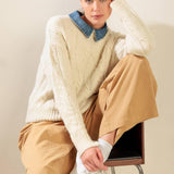 TOTALLY SMITTEN PULLOVER SWEATER TOP