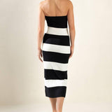 ROMANTIC AFTERNOON SWEATER MIDI TUBE DRESS