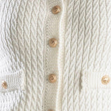 NOTHING LIKE IT WHITE KNIT VEST
