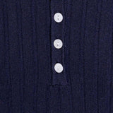 SO MAGNETIC NAVY SWEATER MIDI DRESS