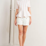 EVENING RUSTLE JACQUARD SWEATER TOP