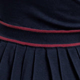 BERRY STRIPE SWEATER MINI DRESS