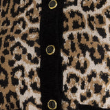 URBAN GODDESS LEOPARD SWEATER CARDIGAN