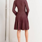 VERTICAL GRACE SWEATER MINI DRESS