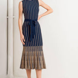 SMOOTH WEIGHTED FEEL KNIT MIDI DRESS