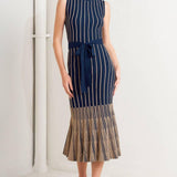 SMOOTH WEIGHTED FEEL KNIT MIDI DRESS