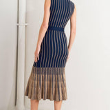 SMOOTH WEIGHTED FEEL KNIT MIDI DRESS