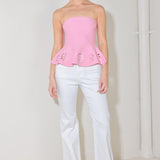SUGAR PETAL SWEATER KNIT TOP
