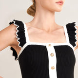 COFFEE DATE CHIC SWEATER KNIT TOP