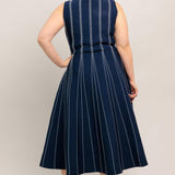 PERFECTLY POISED JACQUARD SWEATER MIDI DRESS