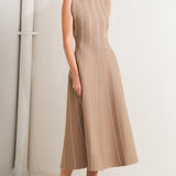 PERFECTLY POISED JACQUARD SWEATER MIDI DRESS