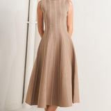 PERFECTLY POISED JACQUARD SWEATER MIDI DRESS