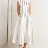 PERFECTLY POISED JACQUARD SWEATER MIDI DRESS