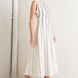PERFECTLY POISED JACQUARD SWEATER MIDI DRESS