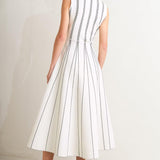 PERFECTLY POISED JACQUARD SWEATER MIDI DRESS