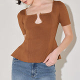 GOLDEN GLOW MOMENT SWEATER TOP