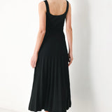 MONO FORM SWEATER KNIT MIDI DRESS