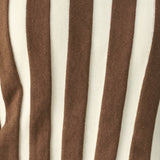 CAPPUCCINO VERTICAL STRIPE KNIT TOP