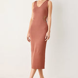 MODERN BLOOM SWEATER MIDI DRESS