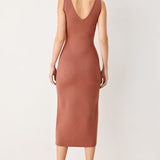 MODERN BLOOM SWEATER MIDI DRESS