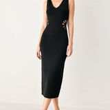 MODERN BLOOM SWEATER MIDI DRESS