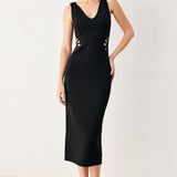 MODERN BLOOM SWEATER MIDI DRESS