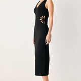 MODERN BLOOM SWEATER MIDI DRESS
