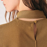AMBERGLOW SOFT KNIT SCARF SWEATER KNIT TOP