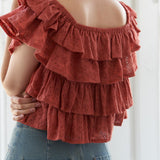 LOVELY EXISTENCE OFF SHOULDER TOP