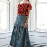 LOVELY EXISTENCE OFF SHOULDER TOP