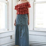 LOVELY EXISTENCE OFF SHOULDER TOP
