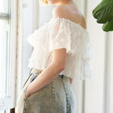 LOVE GALORE EMBELLISHED TOP