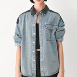 MY LOVE FOR YOU DENIM SHIRT