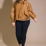ON THIS DAY ORGANZA TOP