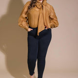 ON THIS DAY ORGANZA TOP