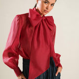 ON THIS DAY ORGANZA TOP