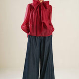 ON THIS DAY ORGANZA TOP