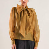 ON THIS DAY ORGANZA TOP