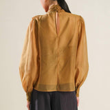 ON THIS DAY ORGANZA TOP